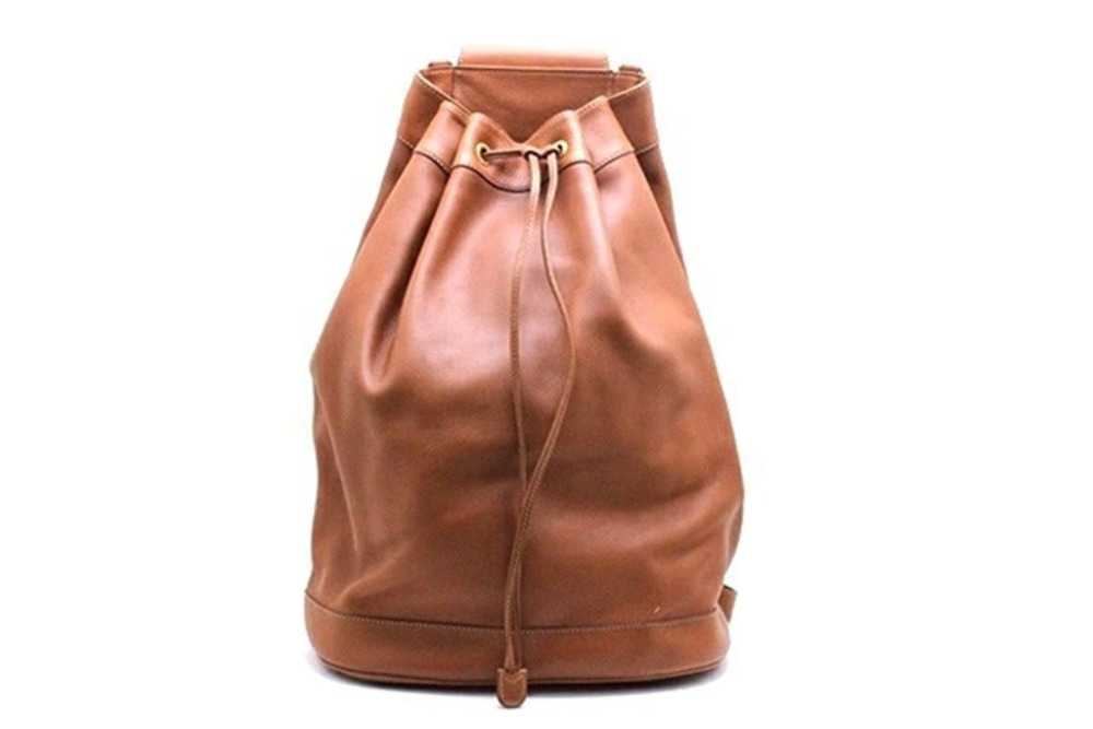 Gucci Shoulder Bag Bamboo Body Brown Calfskin